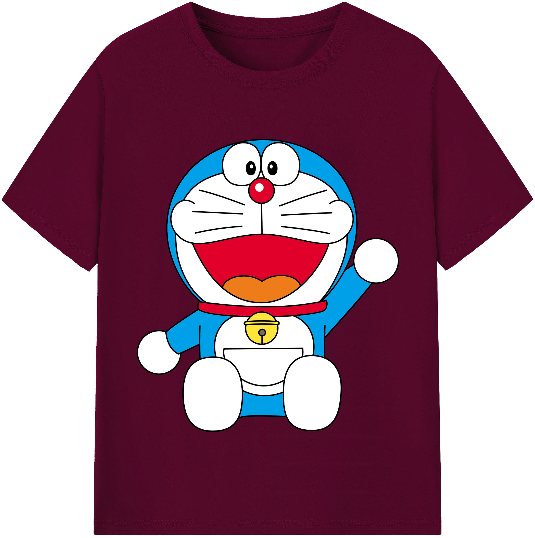 （画像用） ドラえもん Doraemon レディースカジュアルプリントTシャツ（綿100％）